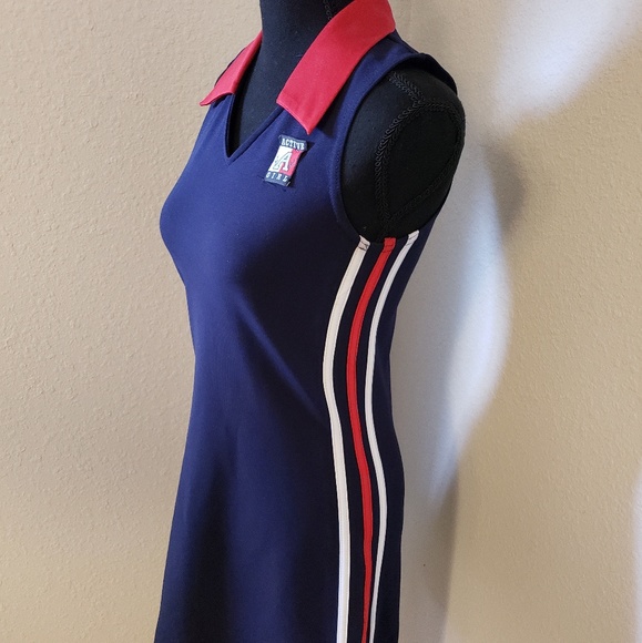 Pretty Girl Cute Red White and Blue Dress - Picture 2 of 8